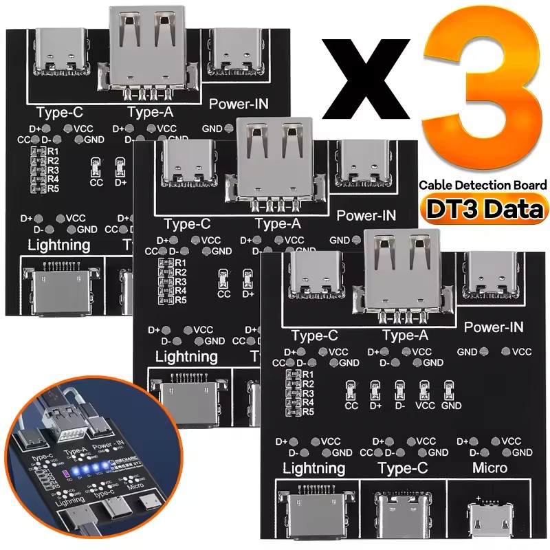 Co Detector Plug - DT3 لوحة كشف كابل البيانات نوع