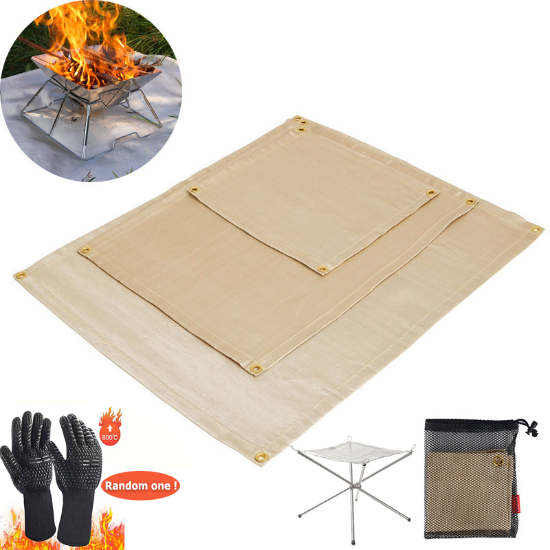 Fire Blanket Kitchen - حصيرة عازلة للحرارة مقاومة للحريق للتخييم