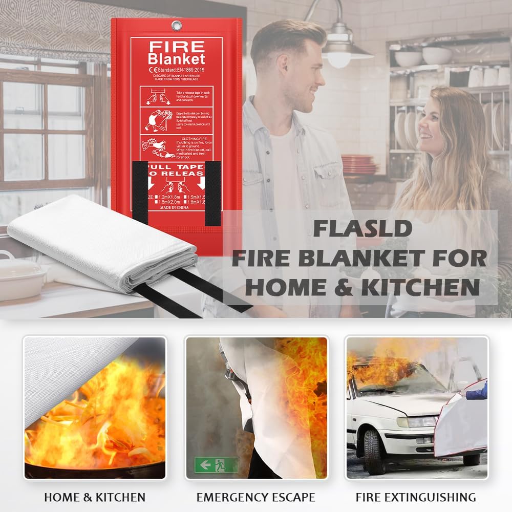 تانان 2026 أحدث بطانية طوارئ ل - مراجعة Fire Blanket Kitchen وسعره