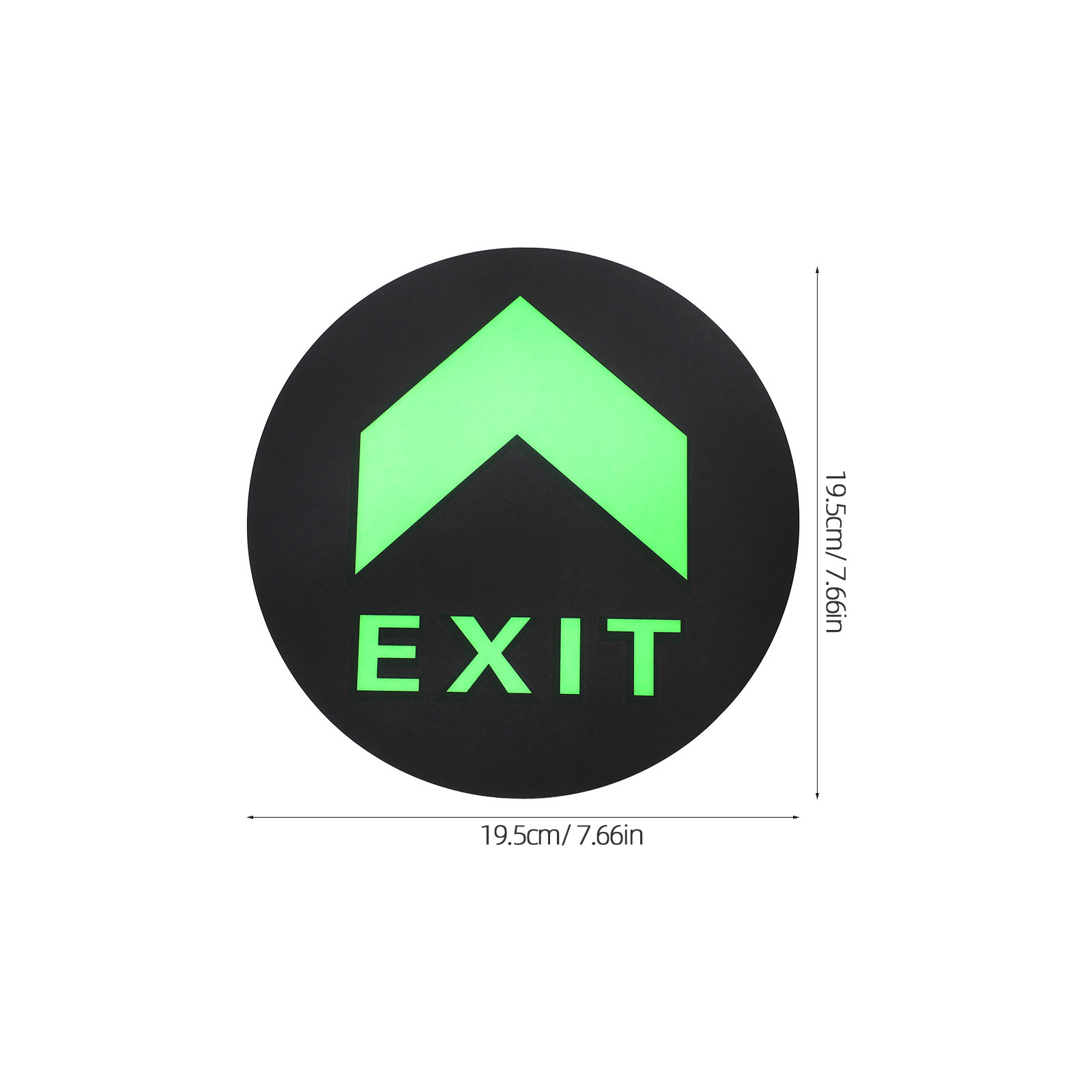 5 قطع من ملصقات الإشارة الليلي - مراجعة Emergency Exit Sign وسعره
