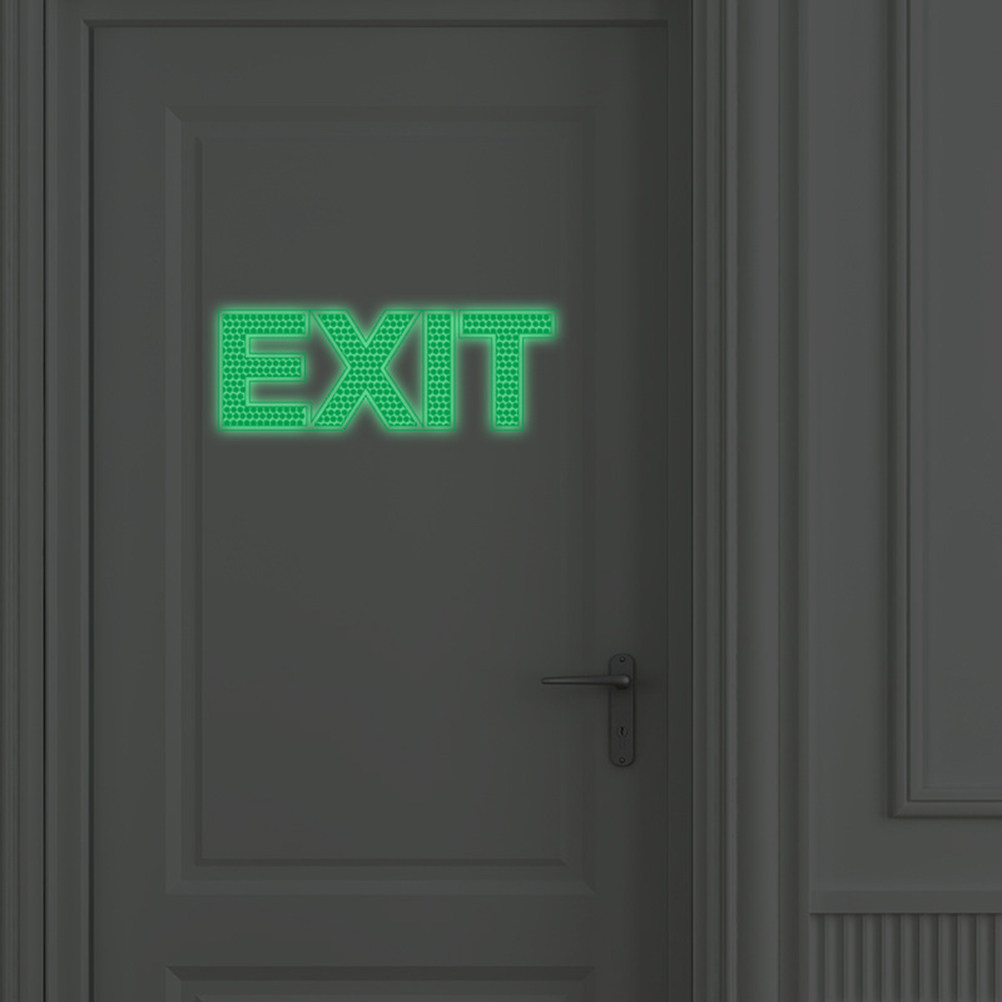 ملصق حائط لمخرج الطوارئ، لافتة - مراجعة Emergency Exit Sign وسعره