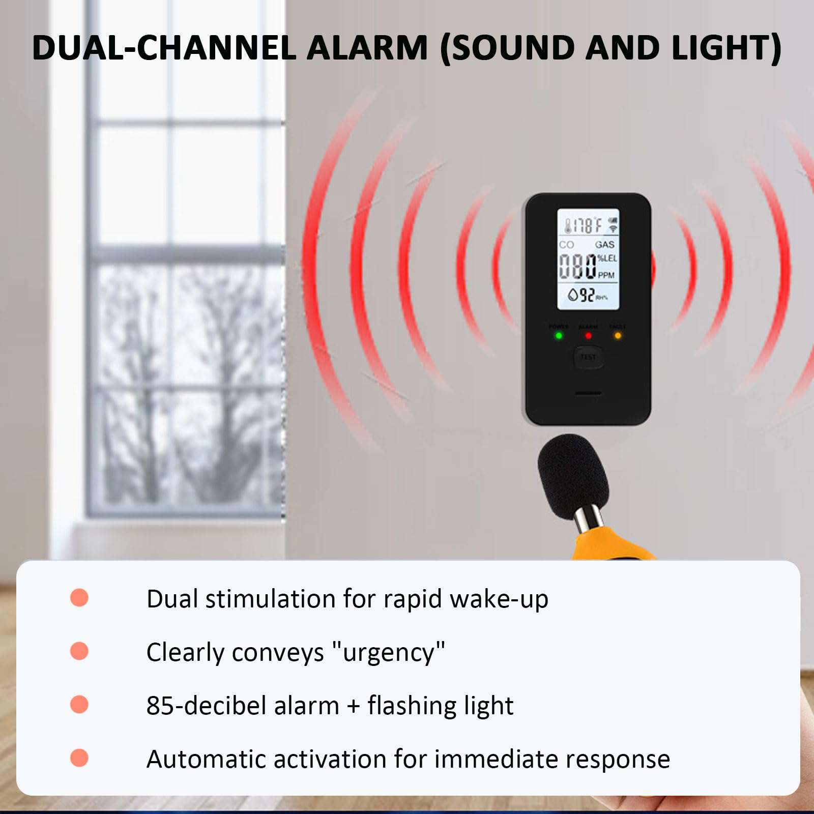 جهاز كشف الغاز وأول أكسيد الكر - مراجعة Co Detector Plug وسعره