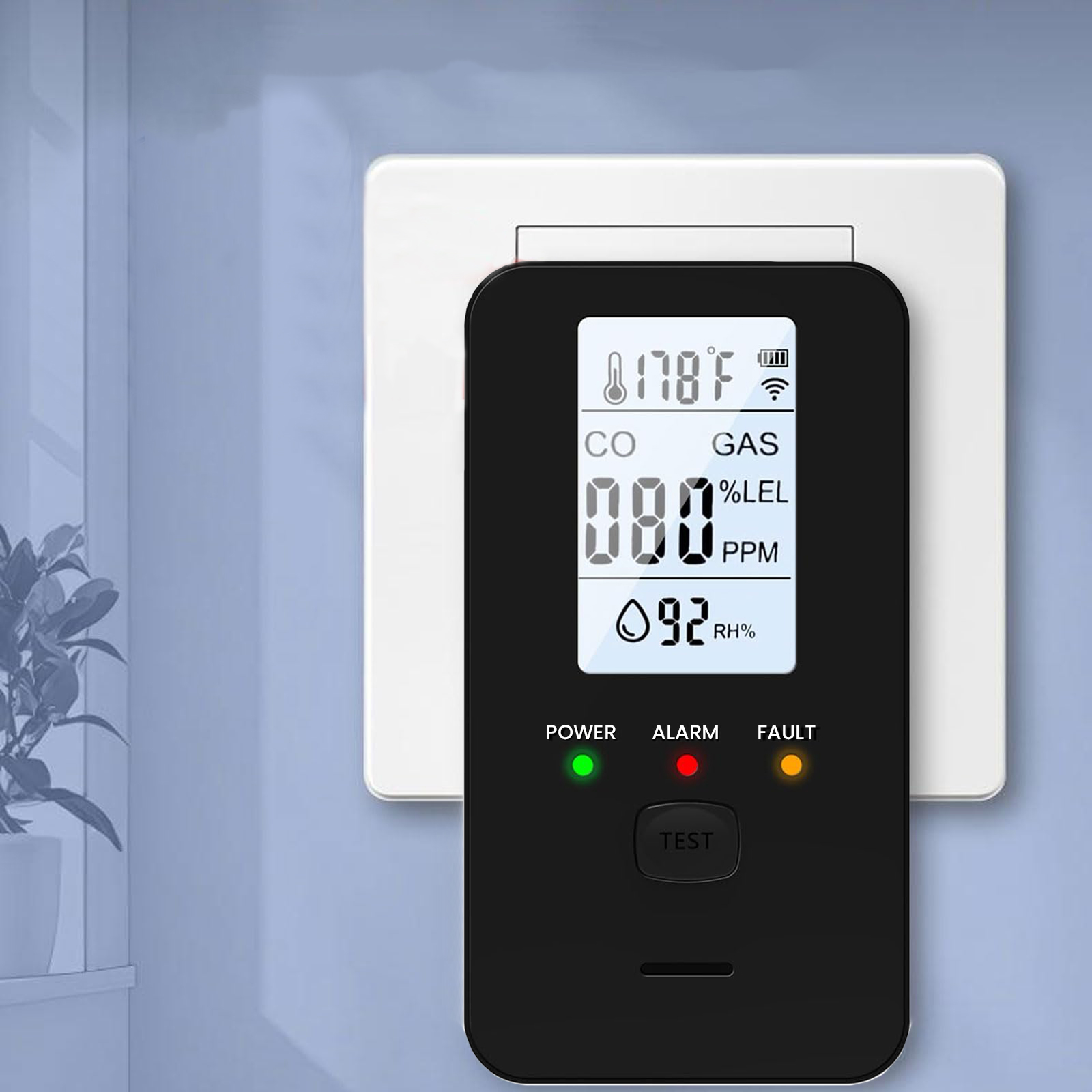 جهاز كشف الغاز وأول أكسيد الكر - مراجعة Co Detector Plug وسعره