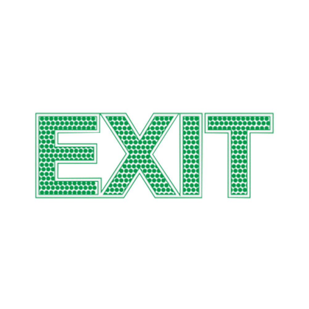 ملصق حائط مضيء للخروج، يتوهج ف - مراجعة Emergency Exit Sign وسعره